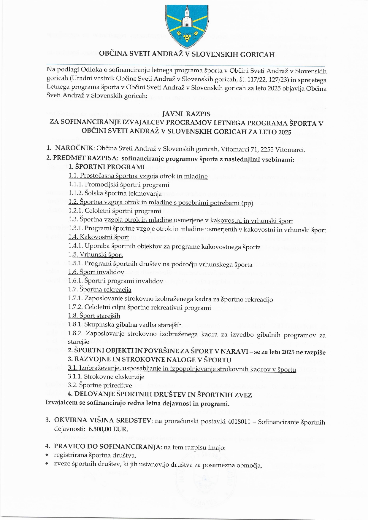 Javni razpis šport 2025_page-0001